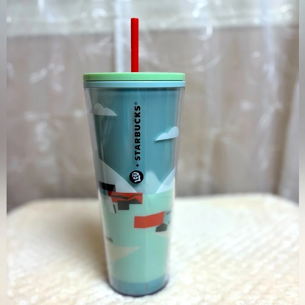 Starbucks + Lou Black History Memorabilia 2024, 24 oz Cold Beverage Tumbler